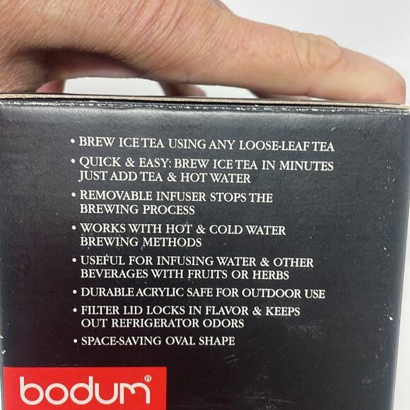 NIB Bodum CEYLON Iced Tea Maker With Filter - Picture 4 of 9